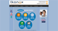 Desktop Screenshot of ikonix-telecoms.co.uk